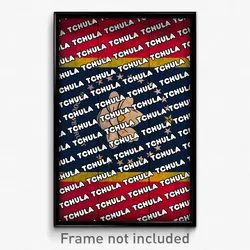 Tchula Mississippi Poster (MS City Souvenir 11x17 Town Print)
