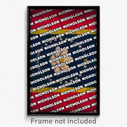 Nicholson Mississippi Poster (MS City Souvenir 11x17 Town Print)