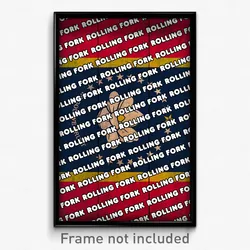 Rolling Fork Mississippi Poster (MS City Souvenir 11x17 Town Print)