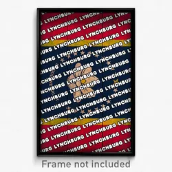 Lynchburg Mississippi Poster (MS City Souvenir 11x17 Town Print)