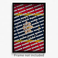 Sharon Mississippi Poster (MS City Souvenir 11x17 Town Print)