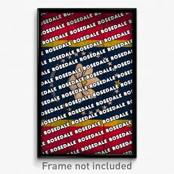 Rosedale Mississippi Poster (MS City Souvenir 11x17 Town Print)
