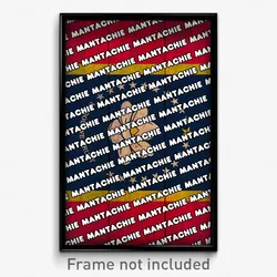 Mantachie Mississippi Poster (MS City Souvenir 11x17 Town Print)