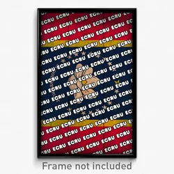 Ecru Mississippi Poster (MS City Souvenir 11x17 Town Print)