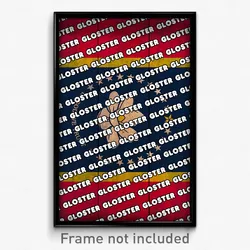 Gloster Mississippi Poster (MS City Souvenir 11x17 Town Print)