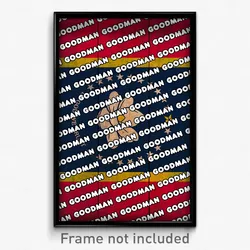 Goodman Mississippi Poster (MS City Souvenir 11x17 Town Print)