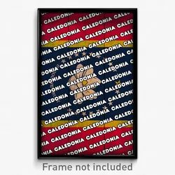 Caledonia Mississippi Poster (MS City Souvenir 11x17 Town Print)