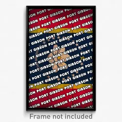 Port Gibson Mississippi Poster (MS City Souvenir 11x17 Town Print)