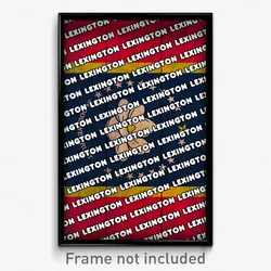 Lexington Mississippi Poster (MS City Souvenir 11x17 Town Print)