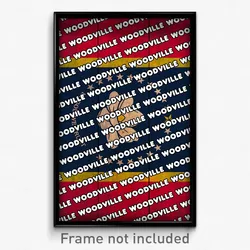 Woodville Mississippi Poster (MS City Souvenir 11x17 Town Print)
