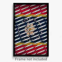 Lambert Mississippi Poster (MS City Souvenir 11x17 Town Print)