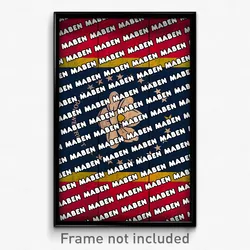 Maben Mississippi Poster (MS City Souvenir 11x17 Town Print)