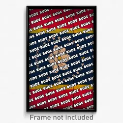 Bude Mississippi Poster (MS City Souvenir 11x17 Town Print)