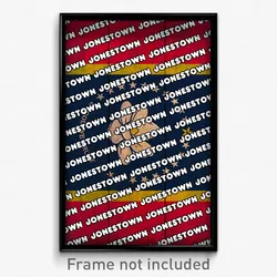 Jonestown Mississippi Poster (MS City Souvenir 11x17 Town Print)