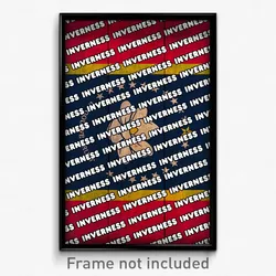 Inverness Mississippi Poster (MS City Souvenir 11x17 Town Print)