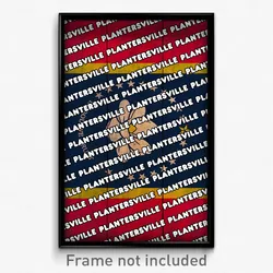 Plantersville Mississippi Poster (MS City Souvenir 11x17 Town Print)