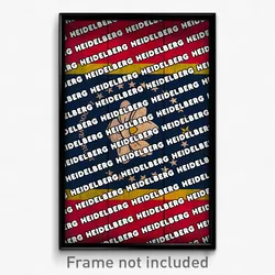 Heidelberg Mississippi Poster (MS City Souvenir 11x17 Town Print)