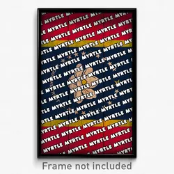 Myrtle Mississippi Poster (MS City Souvenir 11x17 Town Print)