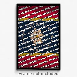 Helena Mississippi Poster (MS City Souvenir 11x17 Town Print)