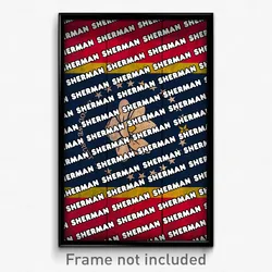 Sherman Mississippi Poster (MS City Souvenir 11x17 Town Print)