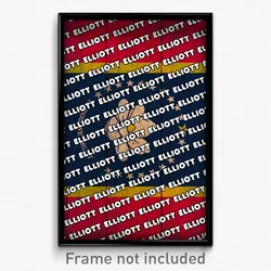 Elliott Mississippi Poster (MS City Souvenir 11x17 Town Print)