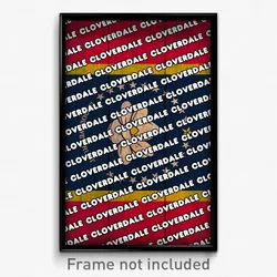 Cloverdale Mississippi Poster (MS City Souvenir 11x17 Town Print)