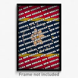 New Houlka Mississippi Poster (MS City Souvenir 11x17 Town Print)