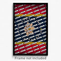 Louin Mississippi Poster (MS City Souvenir 11x17 Town Print)