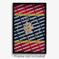 Eudora Mississippi Poster (MS City Souvenir 11x17 Town Print)