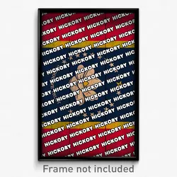 Hickory Mississippi Poster (MS City Souvenir 11x17 Town Print)
