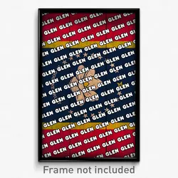 Glen Mississippi Poster (MS City Souvenir 11x17 Town Print)