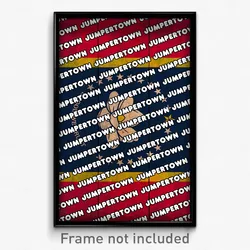 Jumpertown Mississippi Poster (MS City Souvenir 11x17 Town Print)