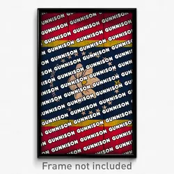 Gunnison Mississippi Poster (MS City Souvenir 11x17 Town Print)