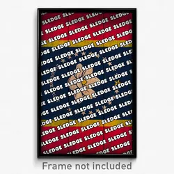 Sledge Mississippi Poster (MS City Souvenir 11x17 Town Print)