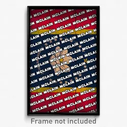 McLain Mississippi Poster (MS City Souvenir 11x17 Town Print)