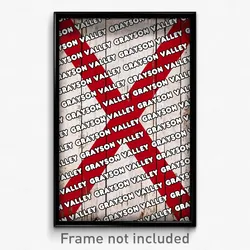 Grayson Valley Alabama Poster (AL City Souvenir 11x17 Town Print)