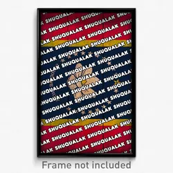 Shuqualak Mississippi Poster (MS City Souvenir 11x17 Town Print)