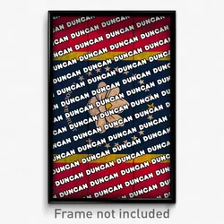Duncan Mississippi Poster (MS City Souvenir 11x17 Town Print)