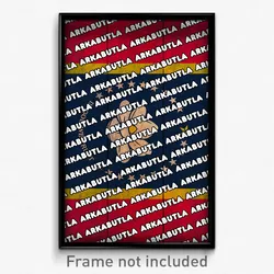 Arkabutla Mississippi Poster (MS City Souvenir 11x17 Town Print)