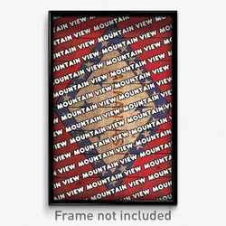 Mountain View Arkansas Poster (AR City Souvenir 11x17 Town Print)