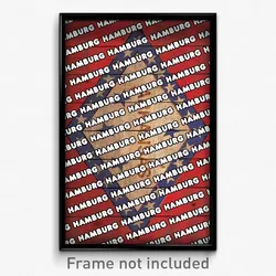 Hamburg Arkansas Poster (AR City Souvenir 11x17 Town Print)