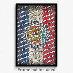 Ozark Missouri Poster (MO City Souvenir 11x17 Town Print)