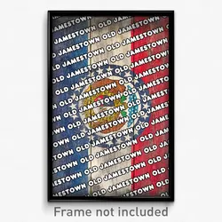 Old Jamestown Missouri Poster (MO City Souvenir 11x17 Town Print)