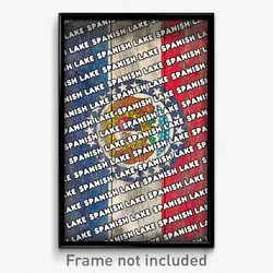 Spanish Lake Missouri Poster (MO City Souvenir 11x17 Town Print)