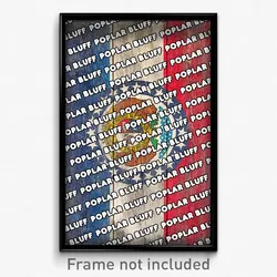 Poplar Bluff Missouri Poster (MO City Souvenir 11x17 Town Print)