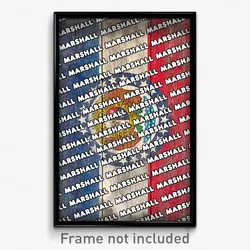 Marshall Missouri Poster (MO City Souvenir 11x17 Town Print)