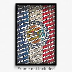 Dardenne Prairie Missouri Poster (MO City Souvenir 11x17 Town Print)