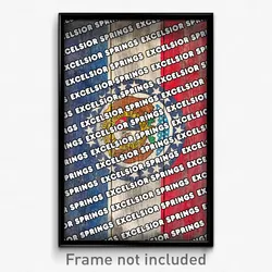 Excelsior Springs Missouri Poster (MO City Souvenir 11x17 Town Print)