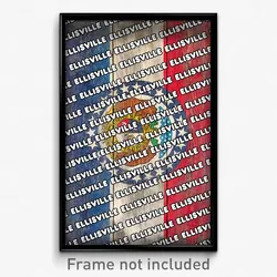 Ellisville Missouri Poster (MO City Souvenir 11x17 Town Print)