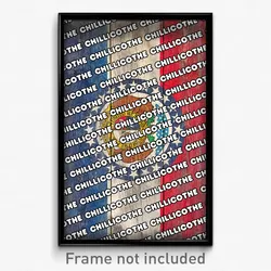 Chillicothe Missouri Poster (MO City Souvenir 11x17 Town Print)